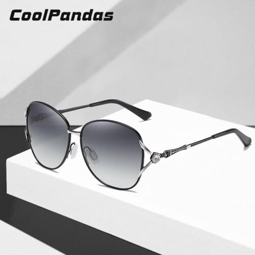 Luxury Sunglasses Women 2020 Polarized Vintage Oversized Gradient Lens Sun Glasses Metal Frame Shades UV400 lentes de sol mujer