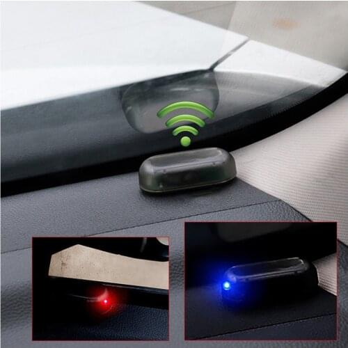 1 Pc Universal Car Fake Solar Power Alarm Lamp Security System Warning Theft Flash Blinking Anti-Theft Caution LED Light