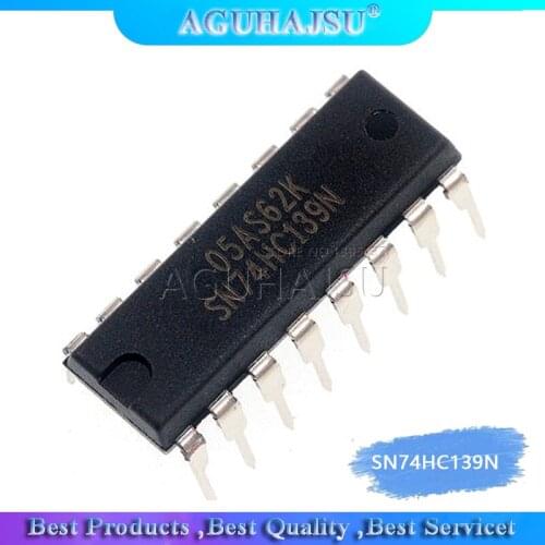 10PCS SN74HC139N DIP16 SN74HC139 DIP 74HC139N 74HC139 DIP-16 new and original IC