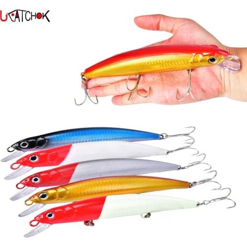 175MM/64G big minnow lure seawater boat/beach Crankbait Wobbler casting semi-dive floating swimming action big game bait