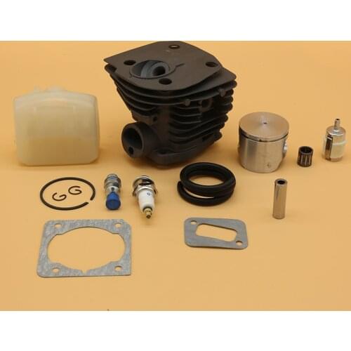 44mm Cylinder Piston Bearing Air Filter Gasket Kit For HUSQVARNA 350 JONSERED 2150 2152 2153 2149 Chainsaws Spare Parts