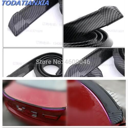 Car Spoiler Carbon Fiber for peugeot 307 kia sportage 2017 peugeot 407 audi a4 b8 ford focus 2 opel insignia renault golf 4