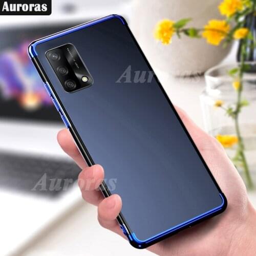 Auroras For Realme GT 5G Case Luxury Plating Cover Soft Transparent Plating For Realme GT Master Edition Cover Clear Case