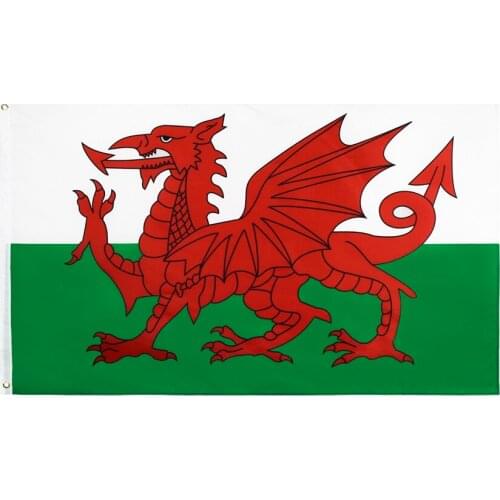 90x150 CM Welsh Flag Wales Red Dragon Cymru UK World Country Flags