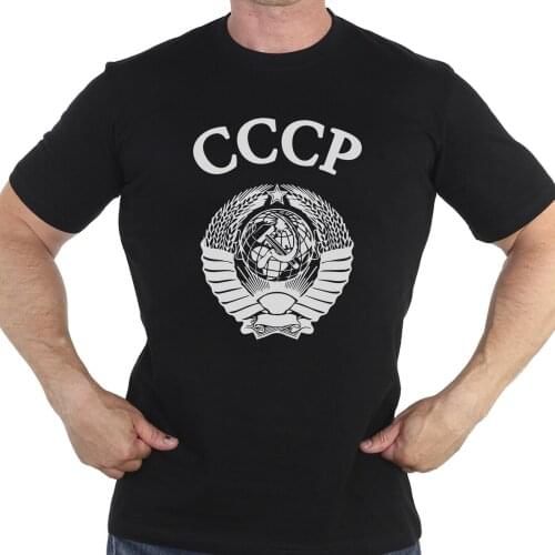 Russian Military Cult CCCP USSR National Emblem T-Shirt. Summer Cotton O-Neck Short Sleeve Mens T Shirt New S-3XL