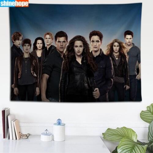 Custom Twilight tapestry wall hanging tapestry home decoration rectangle bedroom wall art tapestry 140X250cm