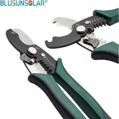 Multi Wire Stripper Cable Cutting Scissor Stripping Pliers Cutter 8-16AWG cable Hand Tools Ferramentas
