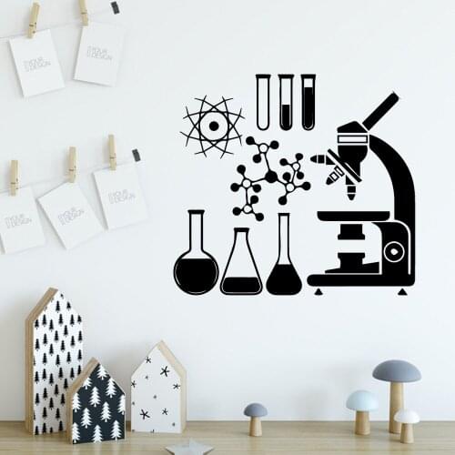 Hot Science Vinyl Wall Sticker Home Decor Stikers Living Room Bedroom Wall Stickers Waterproof Wallpaper