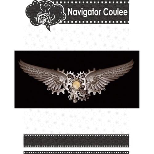 Machinery Gear Wings Gems Metal Cutting Die Craft Cutting Die in Scrapbook Creative Embossing New Cutting Die in 2021