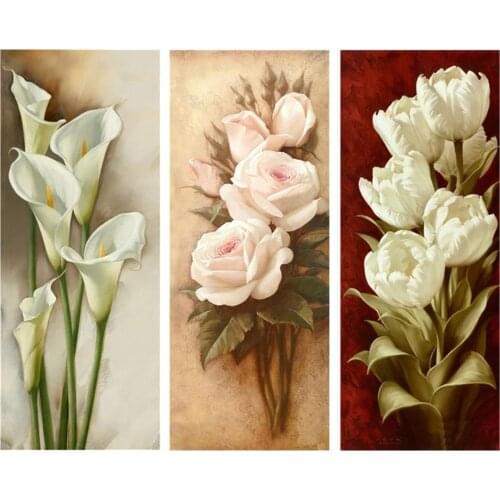 5D Diy Diamond Painting Flowers Cross Stitch Kit Full Drill Square Embroidery Mosaic Art Picture of Rhinestones New Arrival