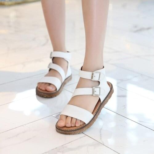 2019 summer new childrens shoes girls sandals flat shoes open-toed girls students sandals