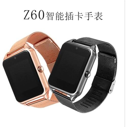 Höhere Qualität Z60 Smart Watch Metallband Bluetooth Handgelenk Smart Watch Support-Karte