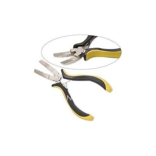 Crimping Pliers for Silicone Crimp Beads Hair Tool for Feathers and Extensions