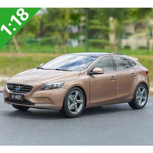 Original Box 1:18 High Meticulous V40 Alloy Model Car Static Metal Model Vehicles For Collectibles Gift