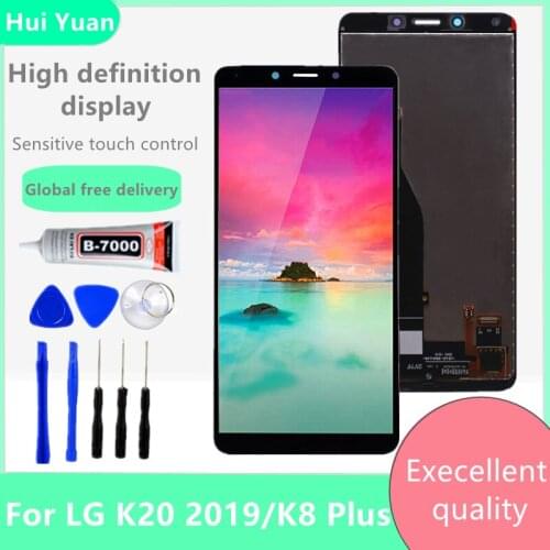 Original Lcd for Lg K20 2019 Lcd Display Touch Screen Digitizer for Lg K8 Plus Lm-x120 Lmx120emw Screen