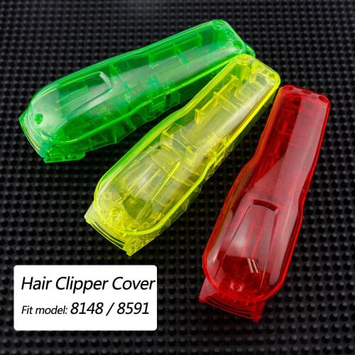 Transparent Electric Clipper Shell For Wahl 8148 / 8591 Trimmer Professional Hair Clipper Accessories Barber Clipper Cover