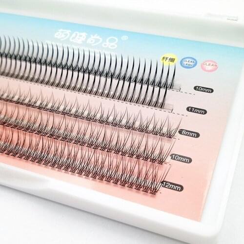 1 Box Styles Five Rows Mixed Set Upper And Lower Eyelash Combination Makeup Individual Cluster Grafting Fake False Eyelashes