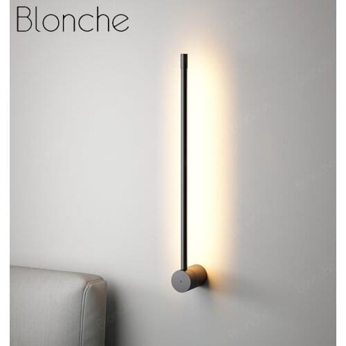 Modern Minimalism Wall Lamp Led Creative Line Corridor Wall Light Fixtures for Bedroom Living Room Bedside Lamp Home Art Decor