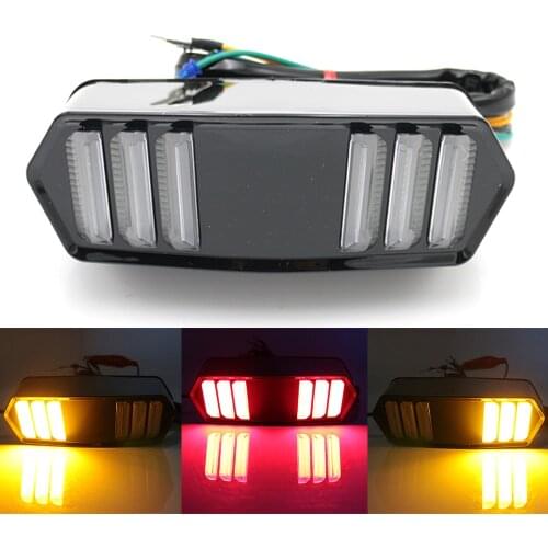 Led Motorcycle Rear Tail Light Brake Turn Signal Integrated Light Lamp Taillight For Honda MSX125 CBR650F CTX700 CTX700N