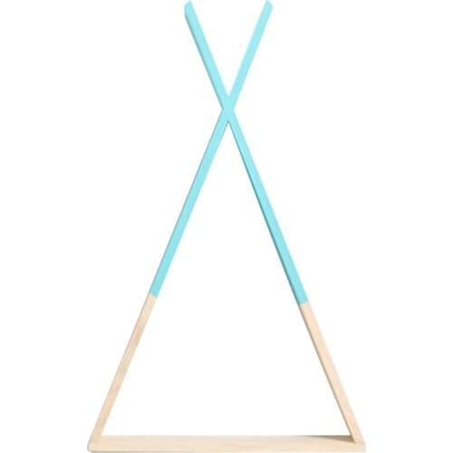 Triangular Wooden Shelf Household Wall Decoration Shelf Childrens Room Decoration Living Room Storage Shelf
