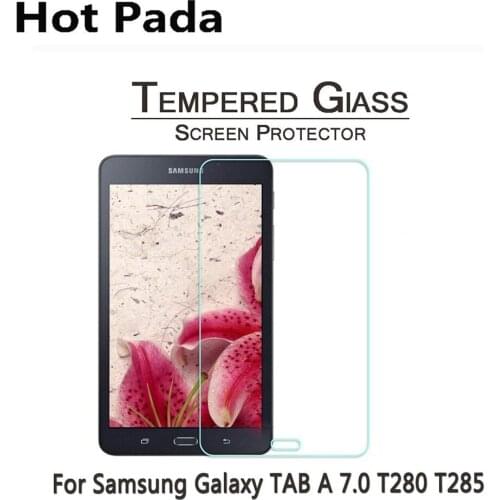 2PCS glass screen protector for Samsung galaxy tab A 7.0 SM-T280 SM-T285 7'' anti-explosion protective tablet film
