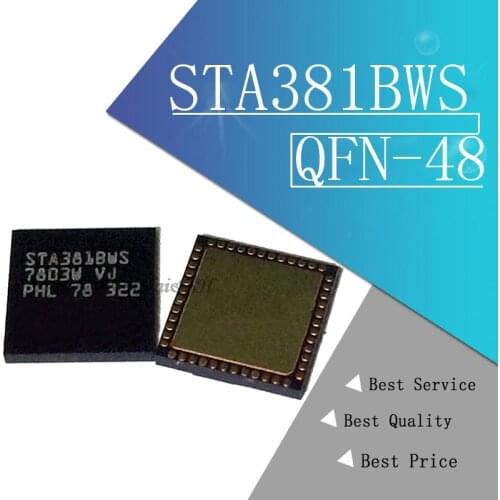 1pcs/lot STA381BWS STA3818WS QFN-48