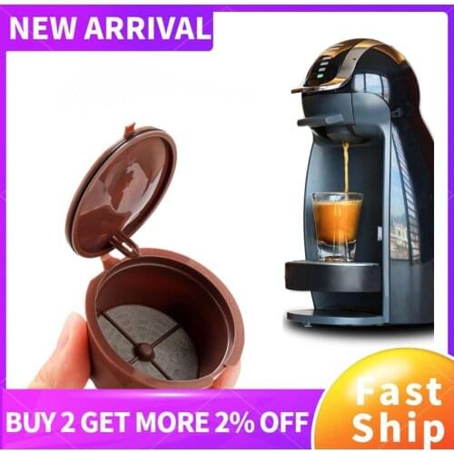 1PC Coffee Machine Reusable Capsule Coffee Cup Filter For Nescafe Refillable Coffee Cup Holder Pod Strainer Soft Taste Sweet