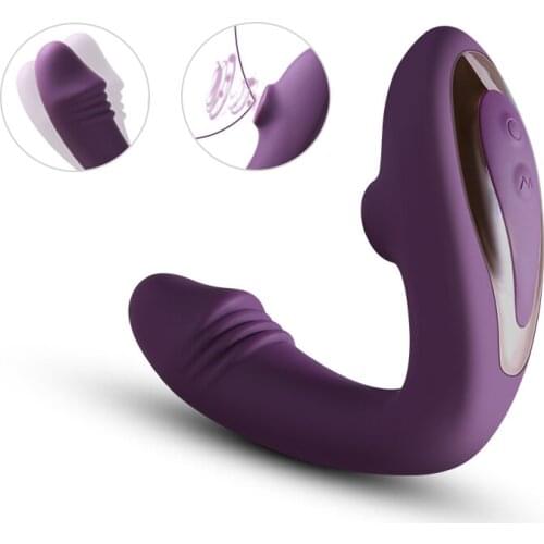 10 Speeds Vagina Vibrator Nipple Sucking Clitoris Stimulation Sucker Vibrating Dildo Erotic Adults Sex Toys for Women вибратор