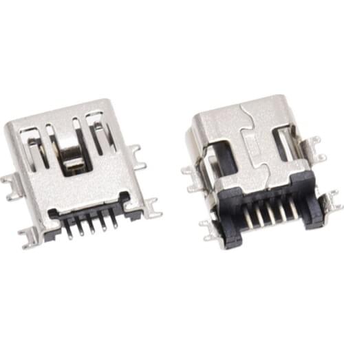 120pcs Free shipping MINI USB 5P female socket connector sinking plate for repairing GPS,MP3,MP4 etc