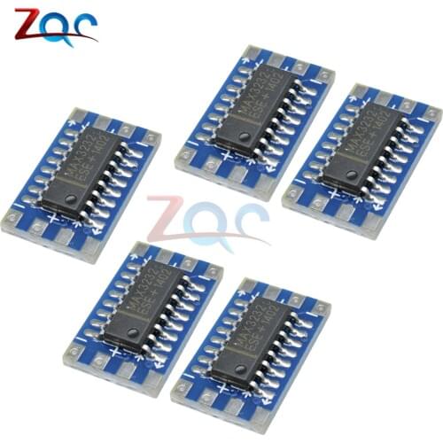 5PCS/Lot Mini Serial Port MCU RS232 to TTL Converter Adapter Board Module MAX3232 for Arduino 3-5V
