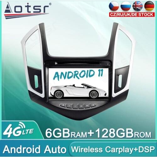 Android 11 128GB Car Radio For Chevrolet Cruze 2012 - 2015 Audio Multimedia Player GPS Navigation Auto Stereo Head Unit Carplay