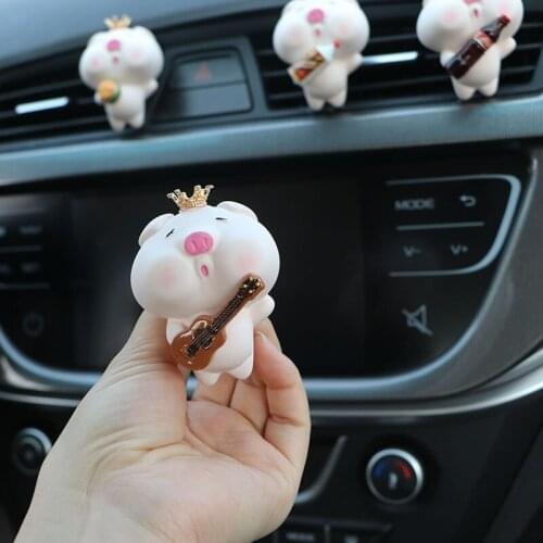 Car perfume, car air outlet, aromatherapy, car interior, creative car supplies, pig air outlet, perfume