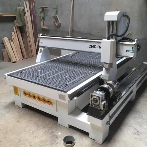 Vacuum Table 1300x2500mm 4axis Wood Router Cnc Milling Machinery 3D 1530 Cnc Router For Engraving Machine