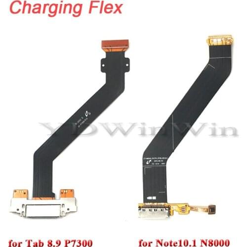 50pcs charging flex cable USB dock connector charger port for Samsung Galaxy Tab8.9 P7300 Note10.1 N8000