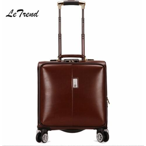 Кожаные чемоданы LeTrend China At AliExpress