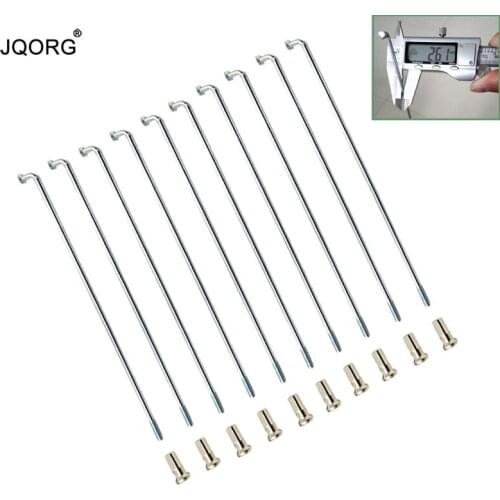 12 K Material 45 # Steel J-BEND Equal Diameter Cylinder Body Lighting Sliver & Blue Color Electric Bike Spokes With 14 mm NIPPLE