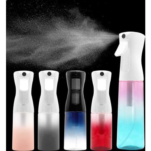 High Pressure Continuous Mist Liquid Refillable Empty Spray Bottles Water Alcohol Spray Bottle Pro Salon Hairstyling Tool