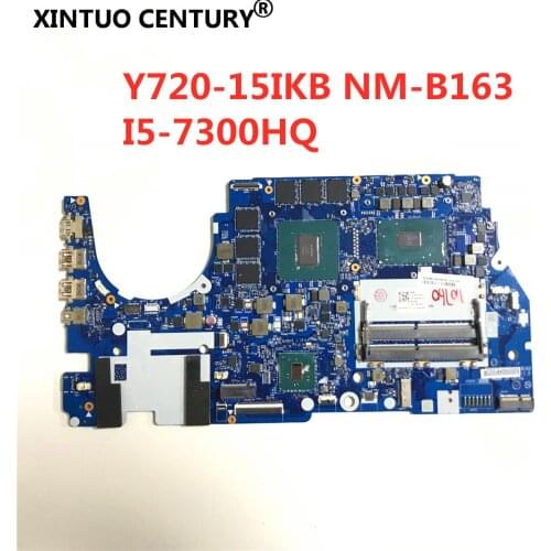 NM-B163 motherboard DY510/DY511 for Lenovo Y720-15IKB R720 Laptop motherboard CPU i5 7300HQ GPU GTX1060 DDR4 100% fully tested