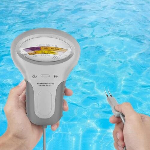 Portable Ph Meter Water Chlorine Meter Water Quality PH Tester CL2 Tester Meter for Swimming Pool Aquarium Spa Water Analyzers