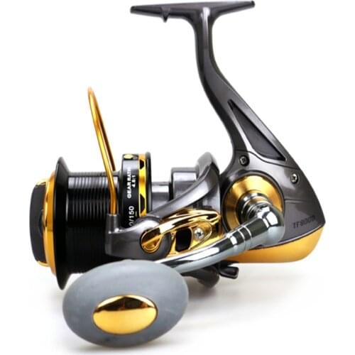 Sea Fishing Reel 12BB+1RB Surfcasting Fishing Reel Long Distant Wheel for Saltwater 8000/9000 series drag 24kg/52lb Fishing reel