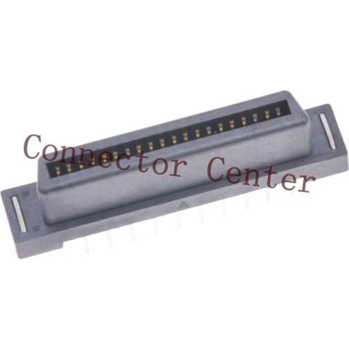 SCSI Connector 1.27mm 40Pin 180 Degrees Vertical Female Compatible With Molex 15-92-1440