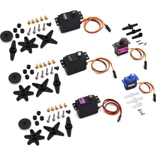 SG90S MG90s MG996R MG995 S3003 9g/14g/55g Servo Gear for JR Car RC Model Helicopter Boat For Arduino UNO diy