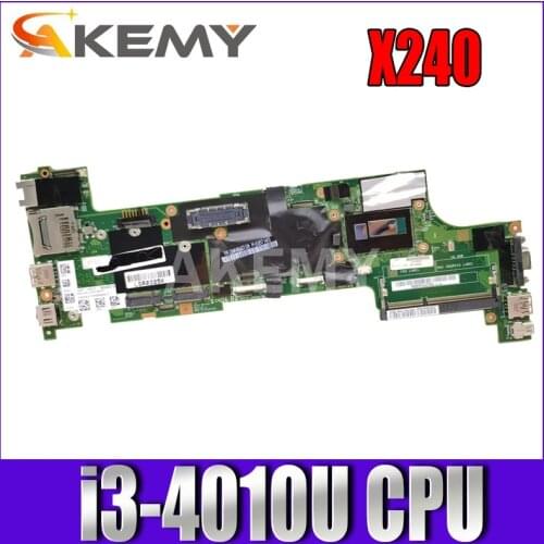 VIUX1 NM-A091 For Lenovo Thinkpad X240 notebook motherboard CPU i3 4010U 100% test work FRU 00HM949 04X5156 00HM944