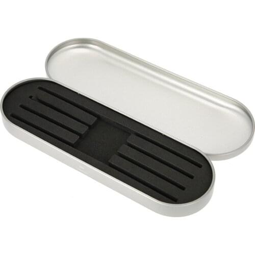 Tinplate Storage Box for Eyelash Extension Tweezers Organizer Case Eyelashes Small size Professional Makeup Tools durable to use