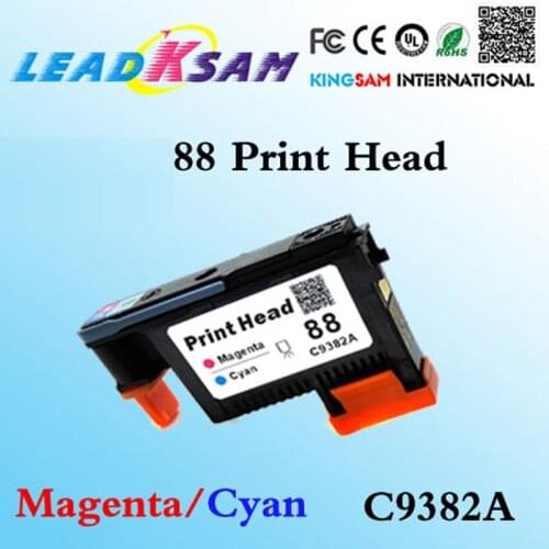 1x compatible For hp88 printhead C9382A magenta cyan officejet pro k550/k550dtn/k550dtwm/K5300/K5400/K5400tn/K5400
