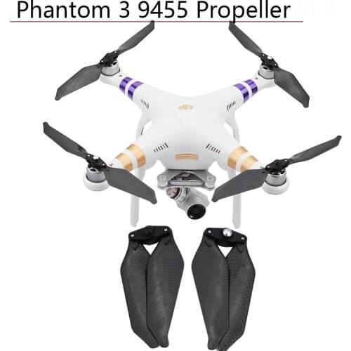 2pc Low Noise Prop Folding Propeller for DJI Phantom 3 Phantom 2 Drone Spare Part Noise Reduction Blades Accessories Replacement