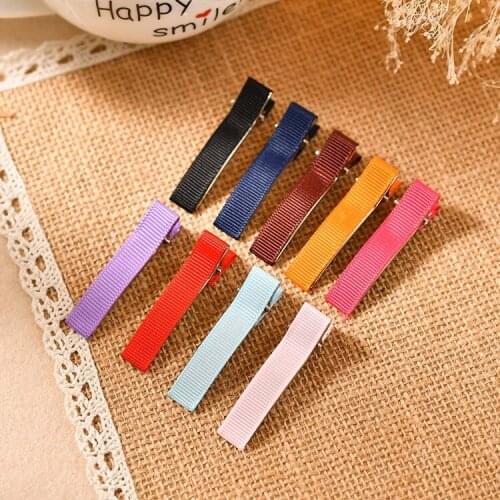 600pcs/lot DIY Simple Multi Alloy 5cm Hair Duck Clips Barrettes Bowknot Hair Styling Tools Accessories HA1381