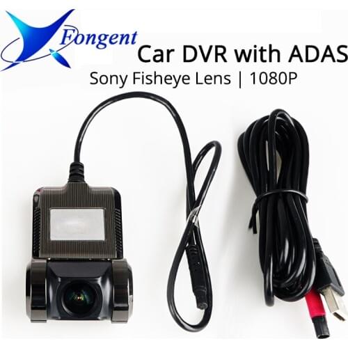 Fongent Car DVR Camera 1080P FHD Lens WiFi ADAS Built-in G-sensor Video Recorder Car Dash Camera Car Electronics Accessories
