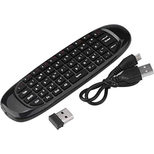 C120 Multi-Language Version Wireless Air Mouse Mini Keyboard Mouse Somatosensory Gyroscope Double-Sided Remote Control