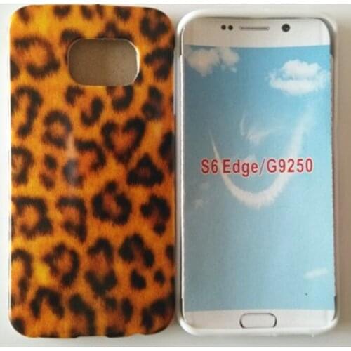 1 Piece Retro Leopard Pattern Case For Samsunug Galaxy S6 Edge G9250 Phone Case Soft Protective Shell Free